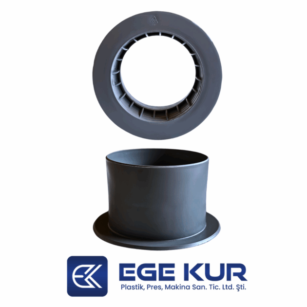 6 İNÇ PLASTİK TAPA GRİ