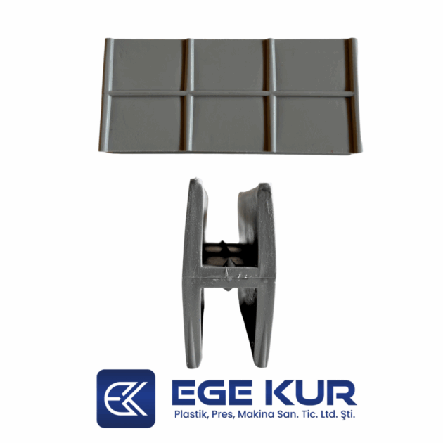 25'LİK H-PROFİL GRİ